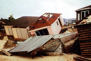 d&eacute;gats du cyclone